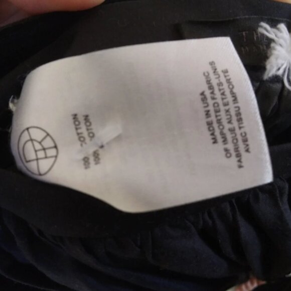 THE ROW Black 100% Cotton Skirt Boho Beaded long full length maxi embroidered - Picture 6 of 11